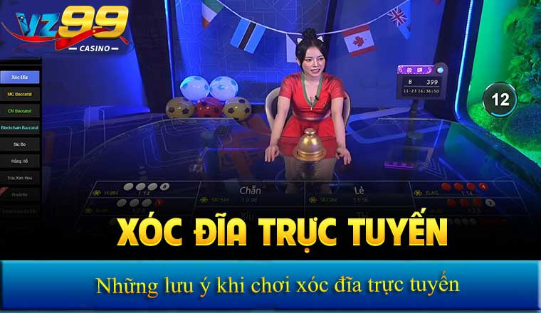 Những lưu ý khi chơi xóc đĩa trực tuyến